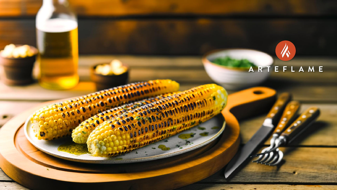Grilled Georgia Corn on the Cob with Herb Butter