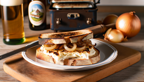 Austrian Rustic Grilled Mountain Cheese Sandwich