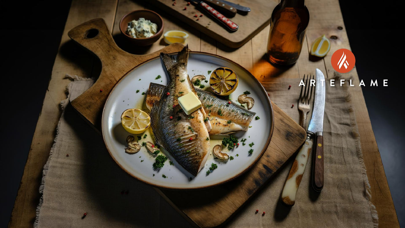 Grilled Lake Michigan Whitefish Illinois Style
