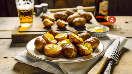 Danish Arteflame Baked Potatoes with Smør