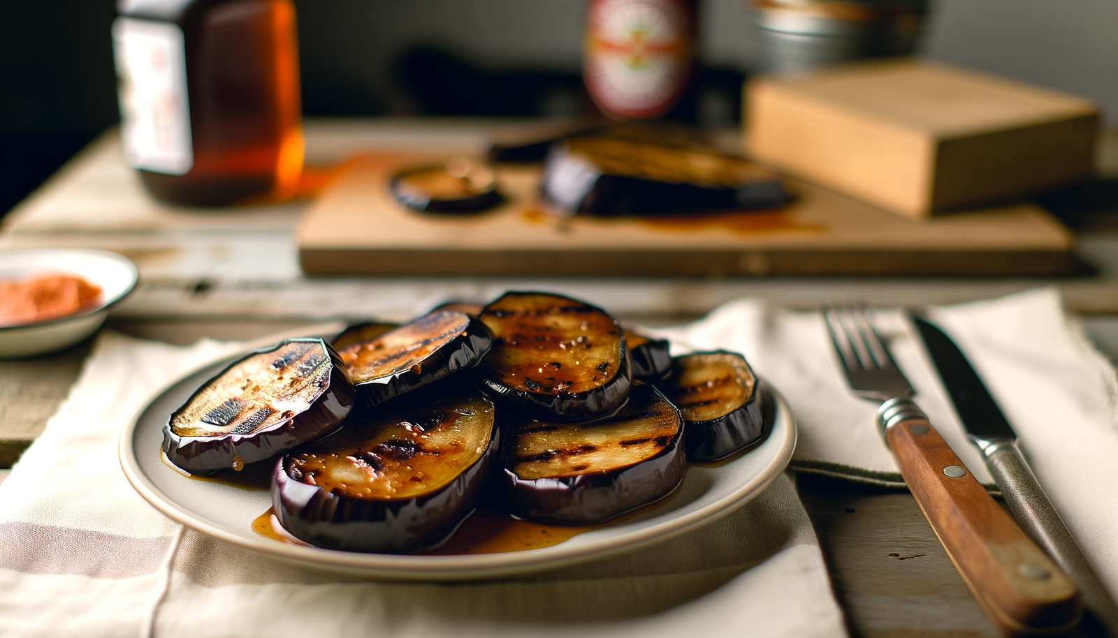 Arizona Smoky Chipotle Grilled Eggplant