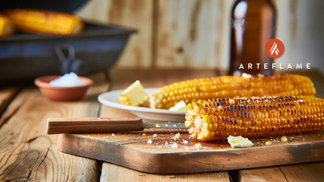 Albanian Grilled Corn on the Cob with Butter and Salt