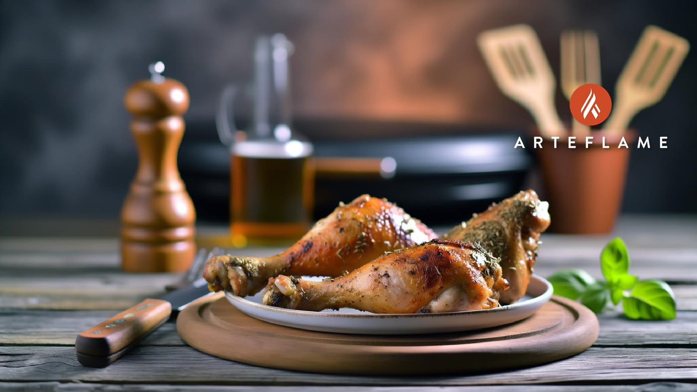 Greek Grilled Chicken Legs with Oregano