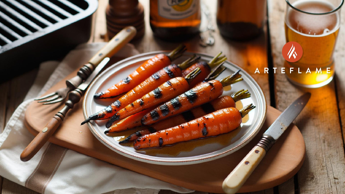 Grilled Maple-Glazed Iowa Carrots