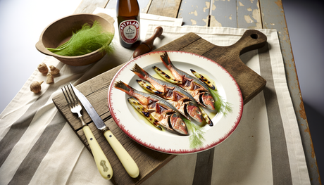 French Grilled Red Mullet with Fennel