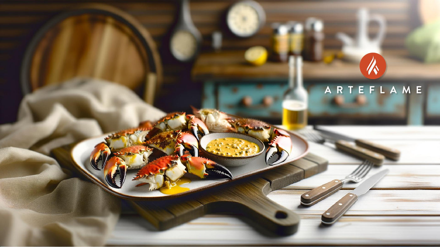 Florida Grilled Stone Crab Claws with Mustard Sauce