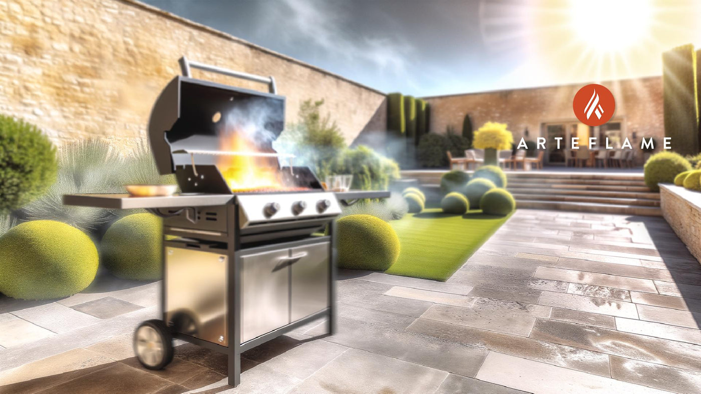 Can I grill in cold or rainy weather?