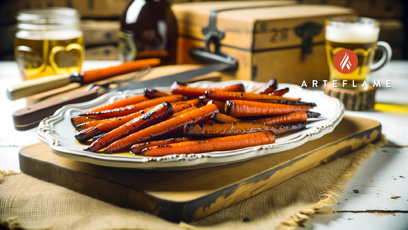 Canadian Grilled Maple-Glazed Carrots