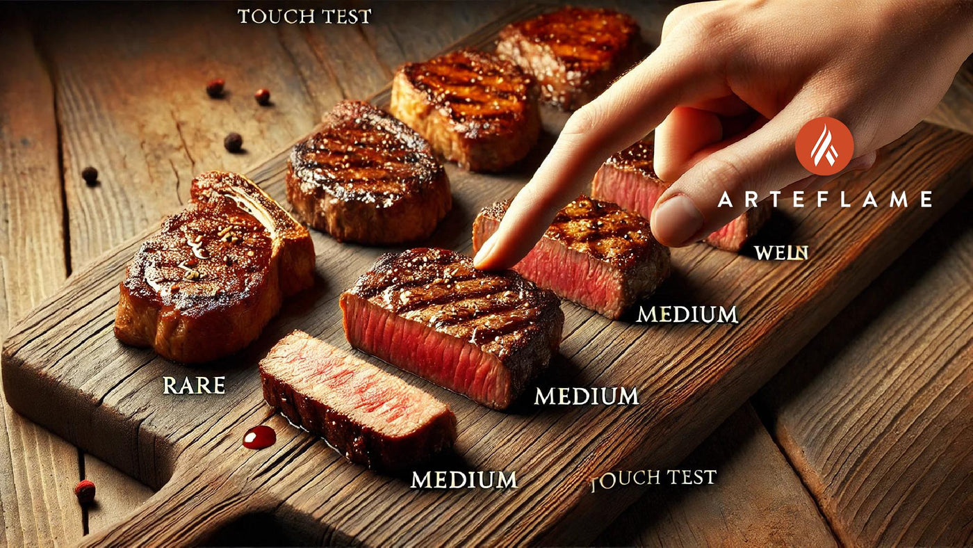 Mastering Steak Doneness on the Arteflame Grill: The Touch Test Method