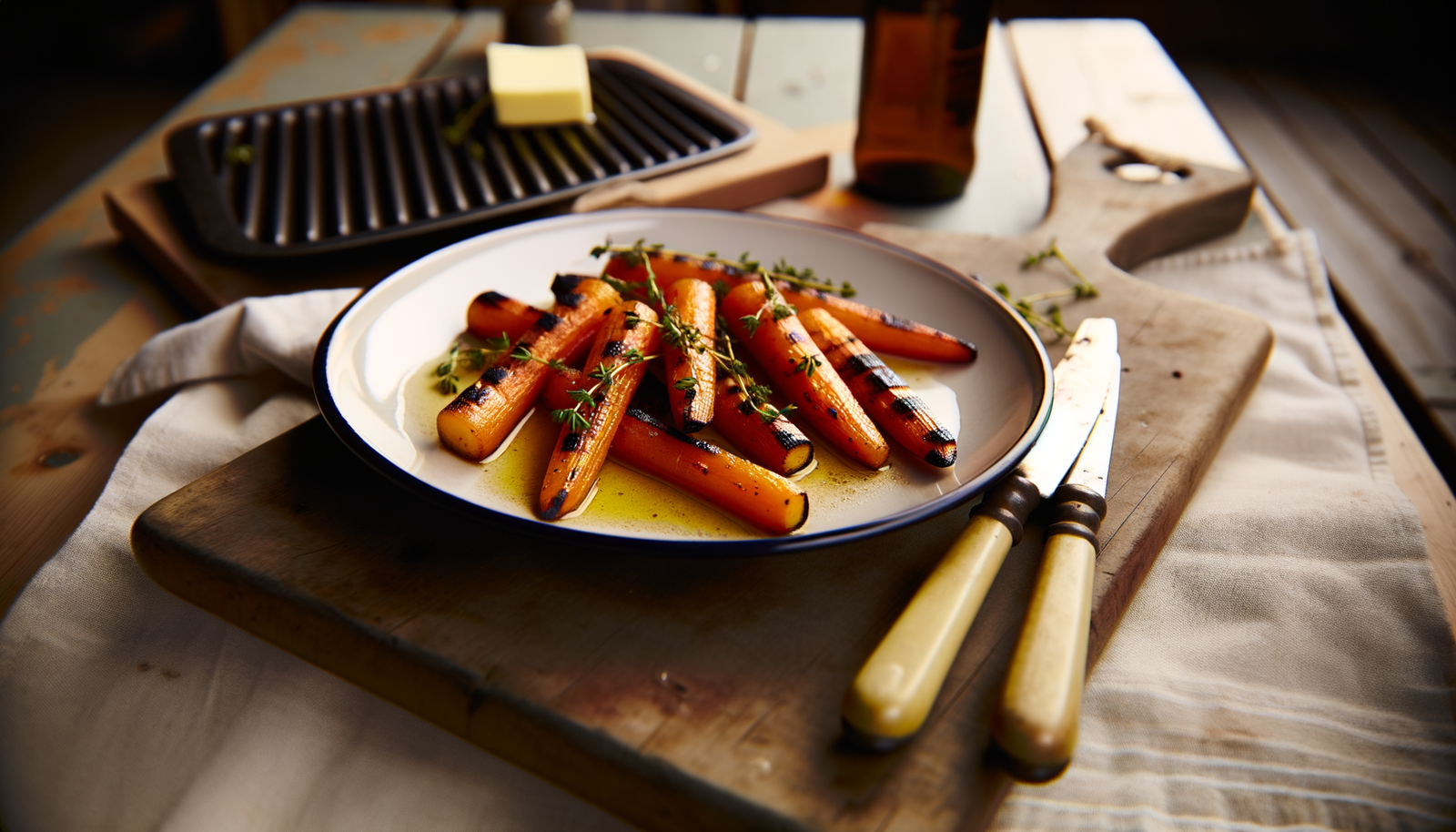 Finnish Buttered Grilled Carrots on the Arteflame