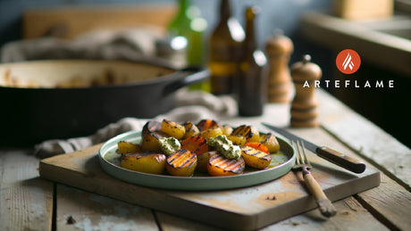 Norwegian Grilled Root Vegetables with Herb Butter