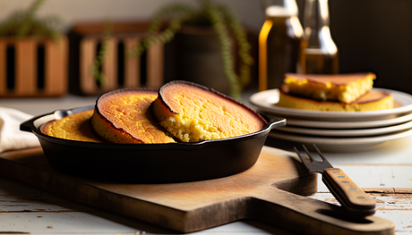 Georgia Cast Iron Skillet Cornbread on the Arteflame Grill