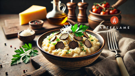 Arteflame Recipe: Parmesan and Truffle Risotto