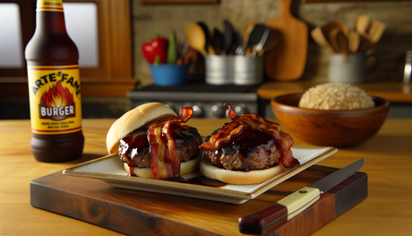 Iowa BBQ Bacon Burgers on the Arteflame Grill