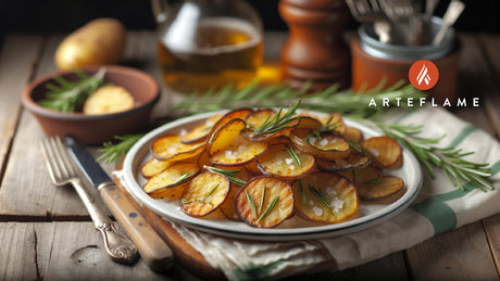 Italian Grilled Potato Slices with Rosemary