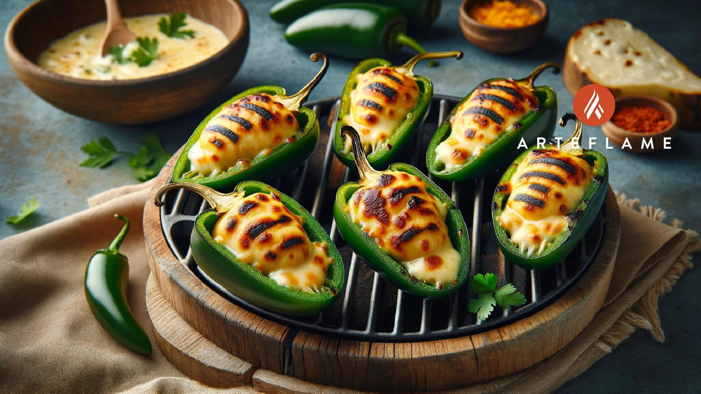 Ultimate Grilled Stuffed Cheesy Jalapeños Recipe | Arteflame Grill Cooking