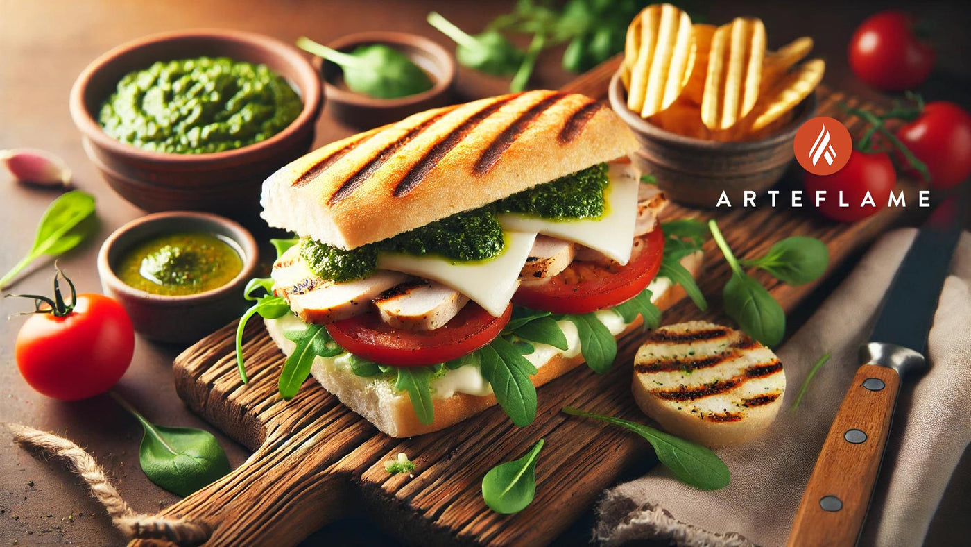 Arteflame Grilled Chicken Sandwich with Pesto