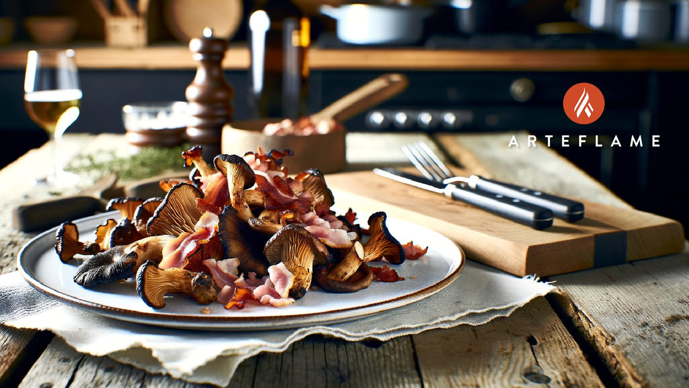 Norwegian Grilled Chanterelles with Pancetta