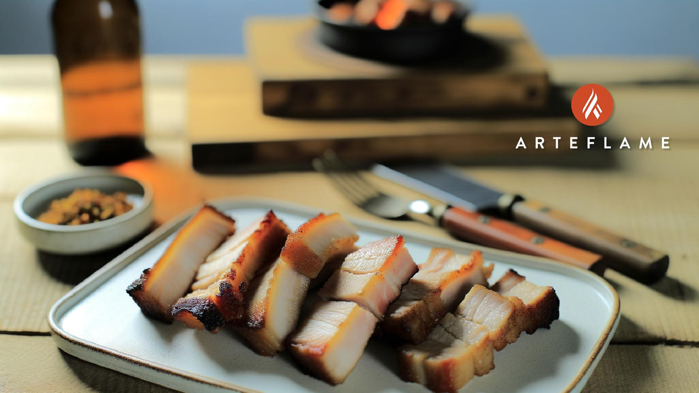 Korean Grilled Pork Belly (Samgyeopsal) on Arteflame