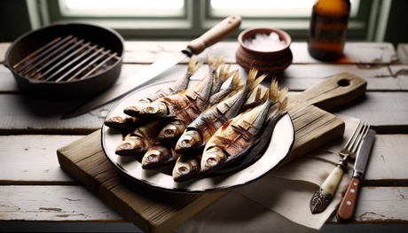 Finnish Grilled Smoked Vendace