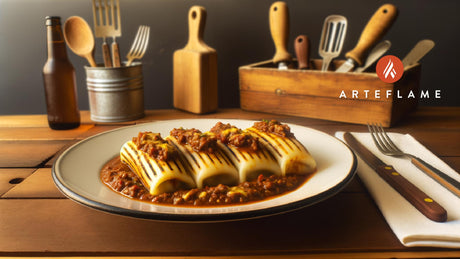 Grilled Chicago-Style Tamales with Chili & Cheese - Illinois