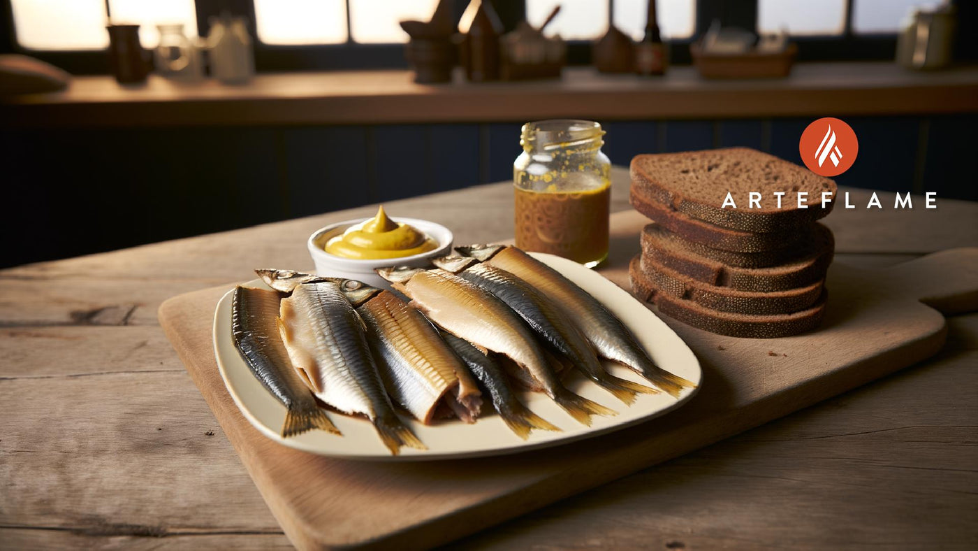 Dutch Hot-Smoked Herring on the Arteflame Grill