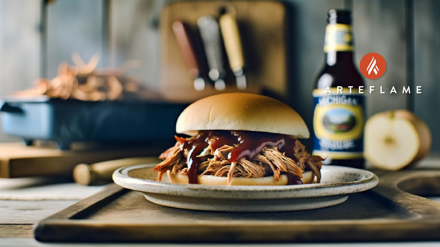 Lansing-Style BBQ Pulled Pork Sandwich with Michigan Sauce