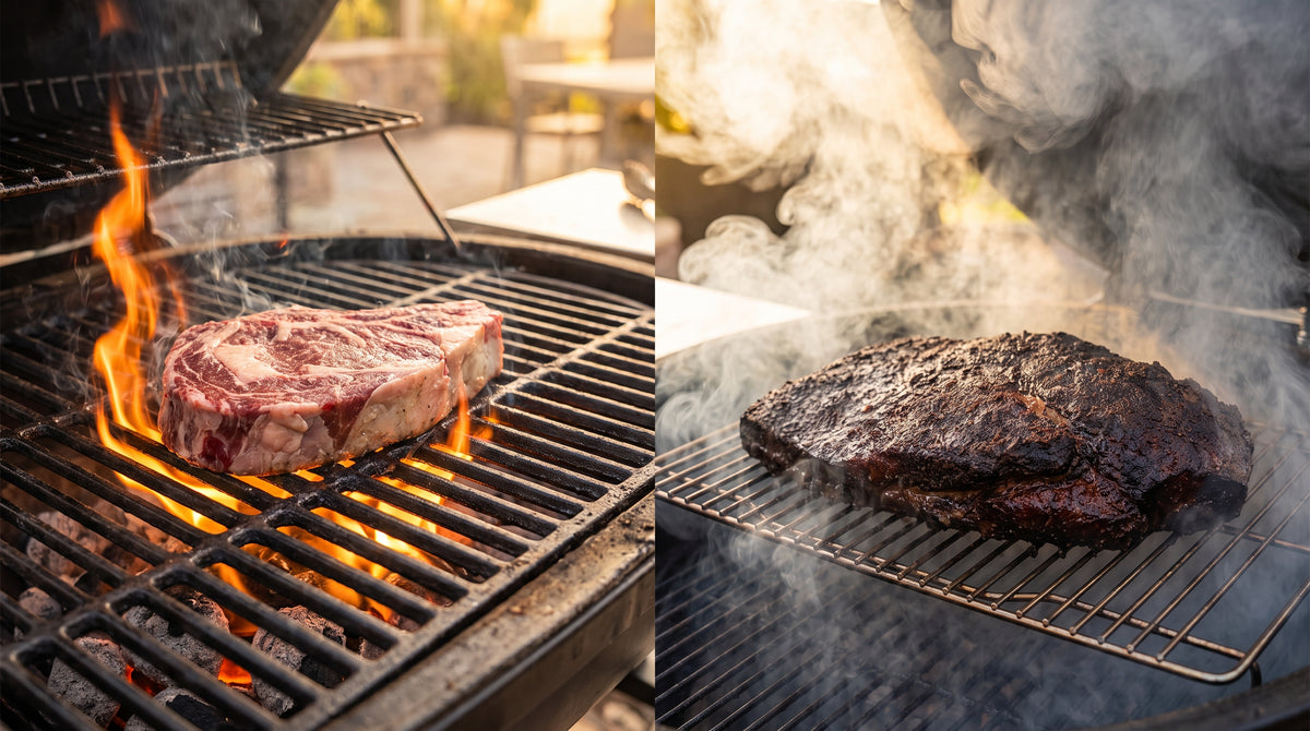How to Tell the Difference Between Grilling and Smoking