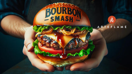 Bourbon Whiskey Smash Burger