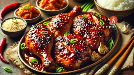 Korean BBQ Chicken Recipe on the Arteflame Grill