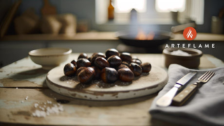Fire-Roasted Chestnuts with Welsh Sea Salt