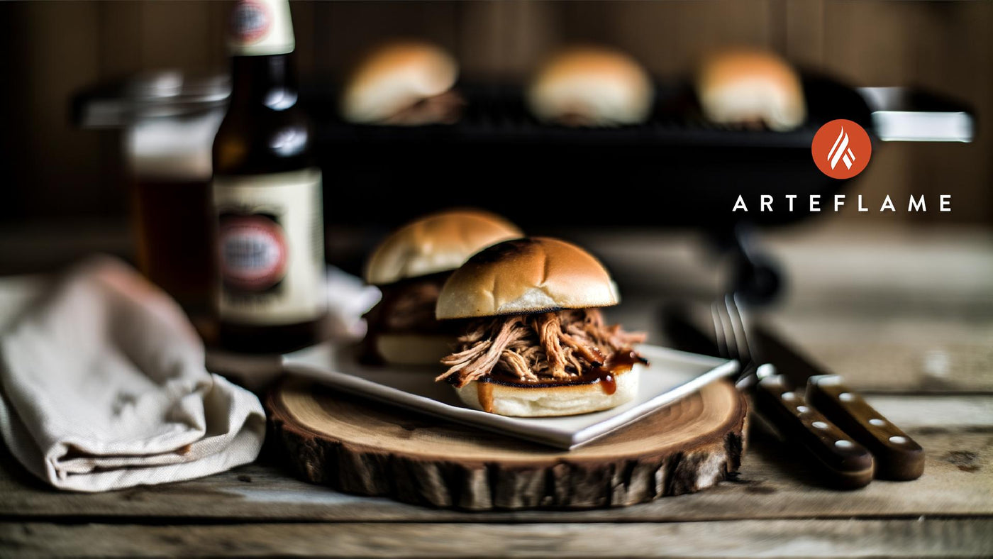 Delaware BBQ Pulled Pork Sliders on Arteflame Grill