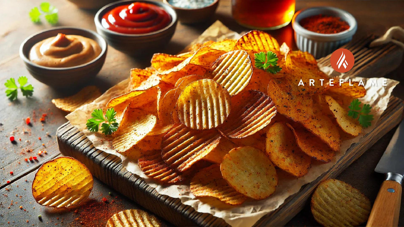 BBQ Grilled Potato Chips Recipe