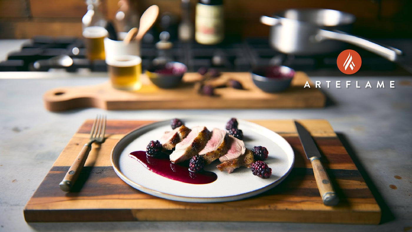 BBQ Duck Breast with Marionberry Sauce - Oregon Style