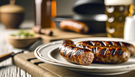 Polish Grilled Wild Boar Sausages