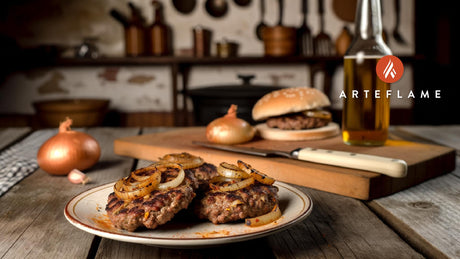 Albanian-Style Grilled Veal Burgers