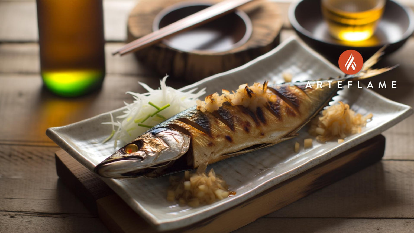 Japanese Grilled Whole Mackerel (Saba Shioyaki)