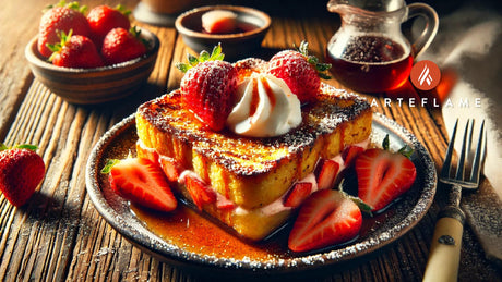 Grilled Strawberry Cheesecake French Toast on the Arteflame Grill