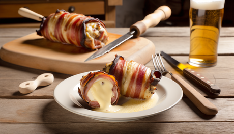 Austrian Tyrolean Pancetta Wrapped Alpine Cheese