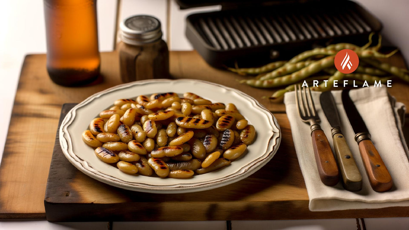 Grilled Buttered Indiana Lima Beans