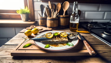 Polish Grilled Mackerel with Lemon