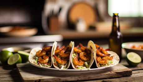 Alabama Blackened Shrimp Tacos on the Arteflame Grill