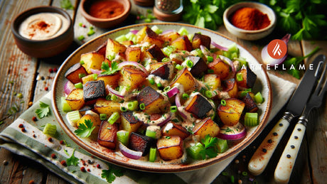 Perfect Baked Spud Salad on the Arteflame Grill