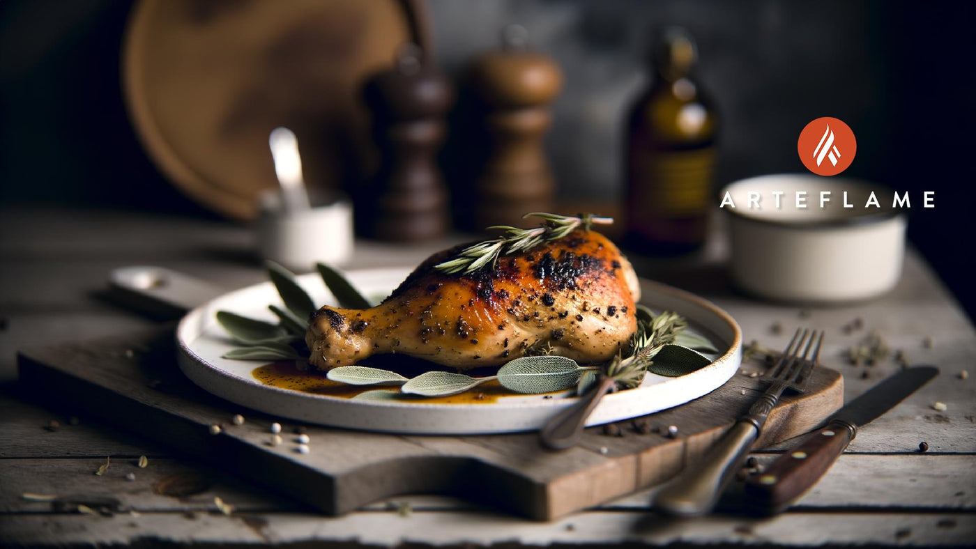 Swedish Smoky Winter BBQ Chicken with Sage Butter