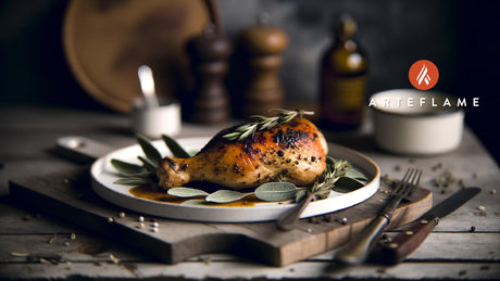 Swedish Smoky Winter BBQ Chicken with Sage Butter