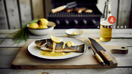 Grilled Maryland Chesapeake Bay Black Bass with Lemon Butter