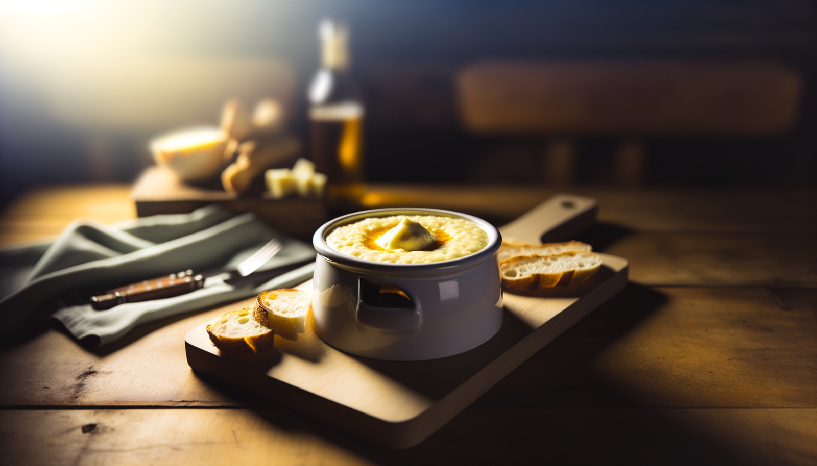 Italian Alpine Cheese Fondue on the Grill