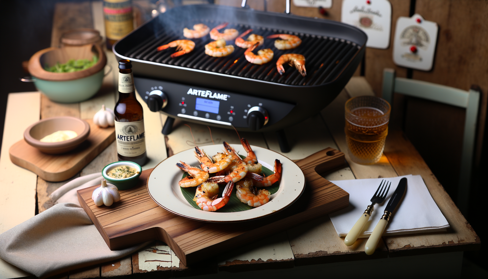 Alabama-Style BBQ Shrimp on the Arteflame Grill