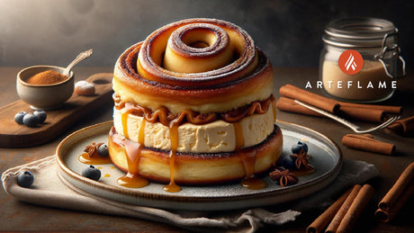 Cinnamon Roll Cheesecake Sandwich on the Arteflame Grill Ingredients