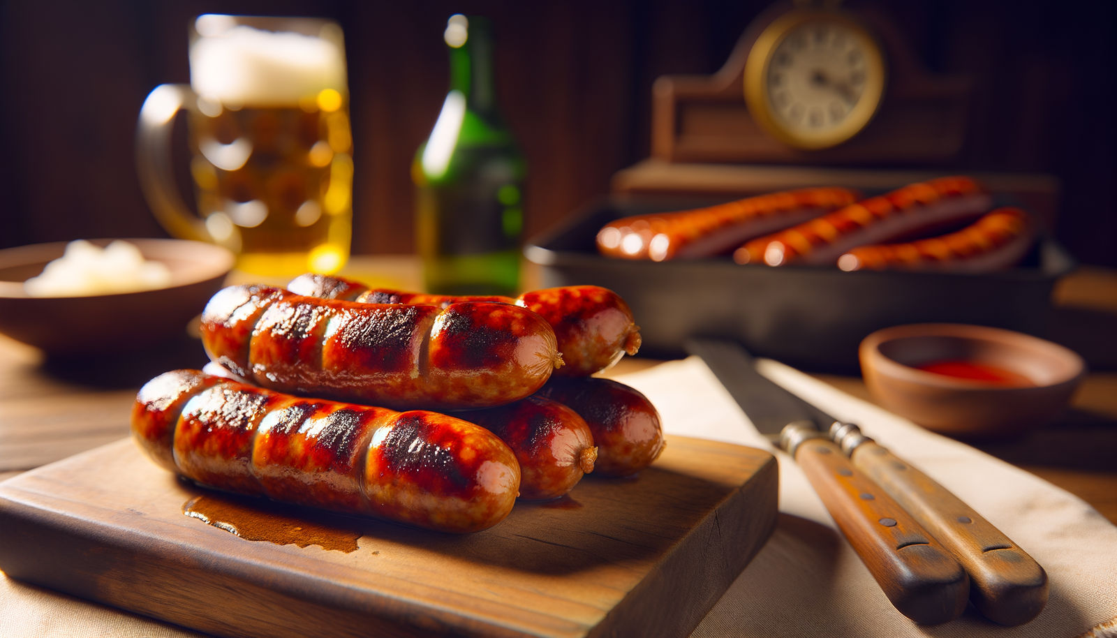 Grilled Bavarian Honey Sausages – Sweet & Savory German Delight